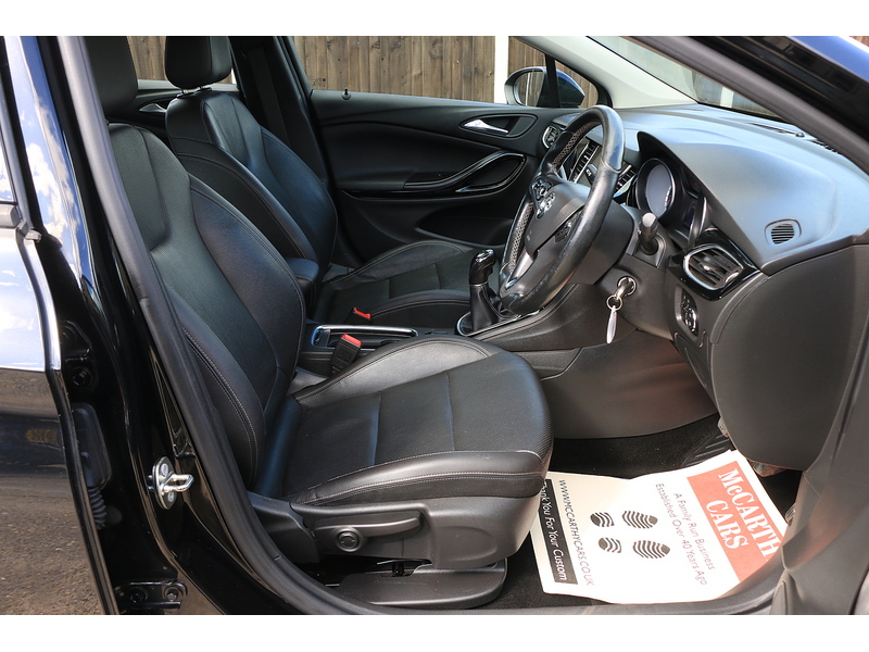 Vauxhall 1.4I TURBO ELITE NAV HATCHBACK 5DR PETROL MANUAL FULL LEATHER HEATED SEATS SATNAV BLUETOOTH DAB RADIO APPLE CARPLAY ONLY 62000 MILES SH NO ULEZ CHARGE 72-74 Mitcham Road