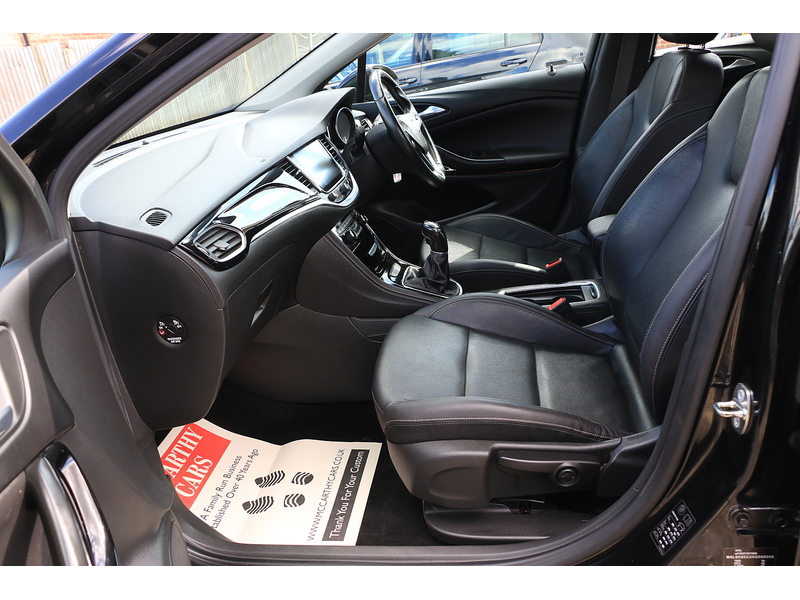 Vauxhall 1.4I TURBO ELITE NAV HATCHBACK 5DR PETROL MANUAL FULL LEATHER HEATED SEATS SATNAV BLUETOOTH DAB RADIO APPLE CARPLAY ONLY 62000 MILES SH NO ULEZ CHARGE 72-74 Mitcham Road