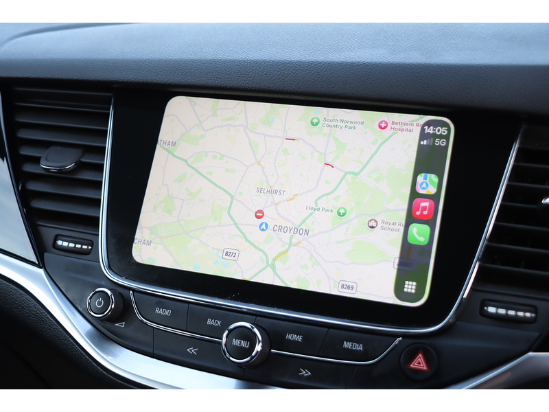 Vauxhall 1.4I TURBO GPF ELITE NAV HATCHBACK 5DR PETROL AUTO HEATED SEATS SAT NAV BLUETOOTH DAB STEREO APPLE CARPLAY PARKING AIDS 2 OWNERS ONLY 47000 MILES SH 72-74 Mitcham Road