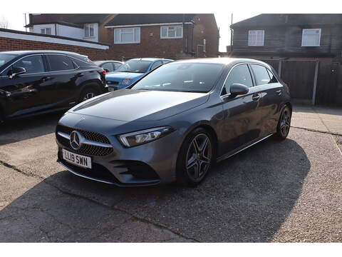Mercedes-Benz A220 2.0 AMG LINE HATCHBACK 5DR PETROL 7G-DCT AUTO SAT NAV BLUETOOTH DAB STEREO REAR CAMERA PARKING AIDS JUST 2 OWNERS ONLY 69000 MILES FSH 6 SERVICES
