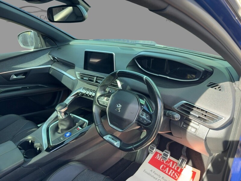 Peugeot 1.2 PURETECH GT LINE PREMIUM SUV 5DR PETROL MANUAL PAN ROOF HEATED SEATS SAT NAV BLUETOOTH APPLE CARPLAY REAR CAMERA PARKING AIDS ONLY 61000 MILES SH 72-74 Mitcham Road