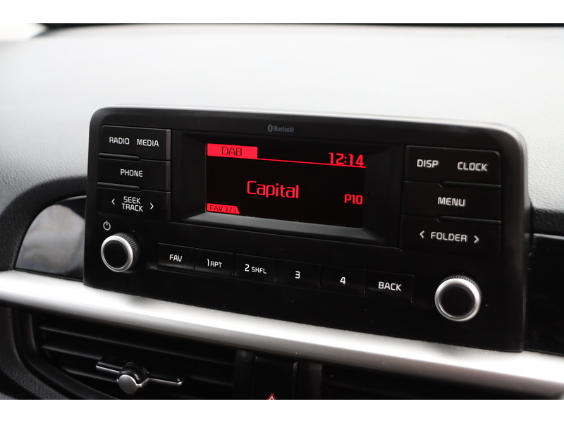 Kia 1.0 DPI 2 HATCHBACK 5DR PETROL MANUAL BLUETOOTH STEREO USB INPUT AIR CONDITIONING JUST 1 OWNER FROM NEW ONLY 48000 MILES FSH NO ULEZ CHARGE 72-74 Mitcham Road