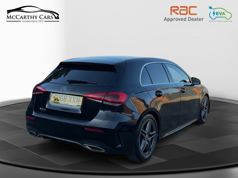 Mercedes-Benz A200 1.3 AMG LINE HATCHBACK 5DR PETROL 7G-DCT AUTO SAT NAV BLUETOOTH DAB STEREO REAR CAMERA JUST 2 OWNERS SAME OWNER FOR 4 YEARS ONLY 70000 MILES SH 72-74 Mitcham Road