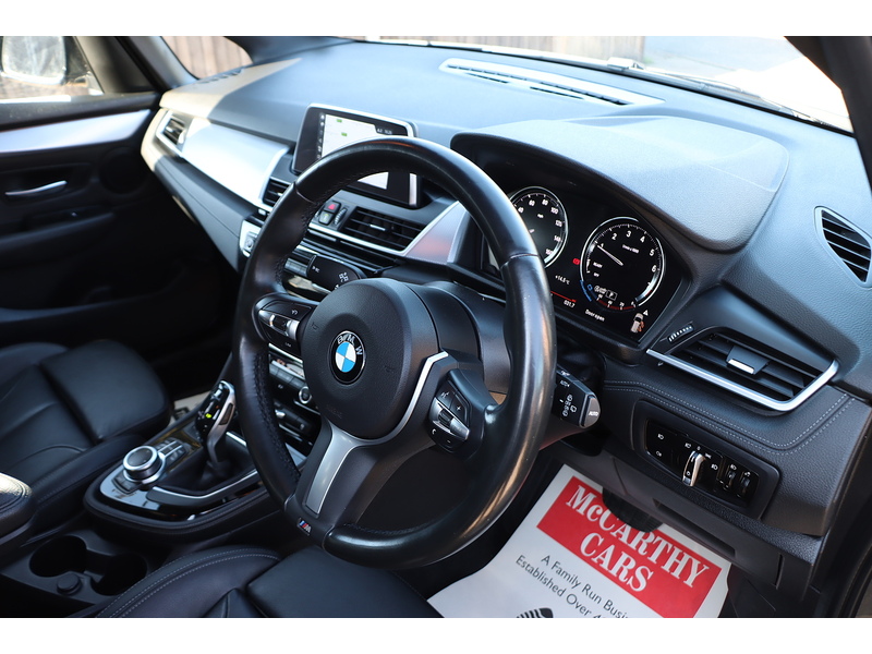 BMW 218I 1.5 M SPORT MPV 5DR PETROL DCT AUTO SAT NAV BLUETOOTH DAB STEREO CD PLAYER PARKING AIDS SAME OWNER FOR 4 YEARS ONLY 33000 MILES SH NO ULEZ CHARGE 72-74 Mitcham Road