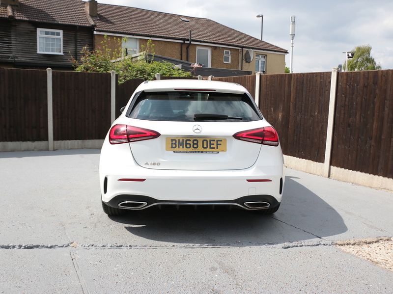 Mercedes-Benz A180 1.3 AMG LINE HATCHBACK 5DR PETROL 7G-DCT AUTO SAT NAV BLUETOOTH DAB STEREO REAR CAMERA JUST 2 OWNERS SAME OWNER FOR 3 YEARS ONLY 64000 MILES SH 72-74 Mitcham Road