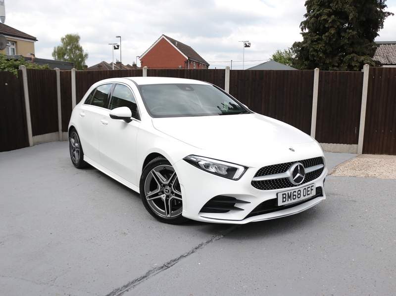 Mercedes-Benz A180 1.3 AMG LINE HATCHBACK 5DR PETROL 7G-DCT AUTO SAT NAV BLUETOOTH DAB STEREO REAR CAMERA JUST 2 OWNERS SAME OWNER FOR 3 YEARS ONLY 64000 MILES SH 72-74 Mitcham Road