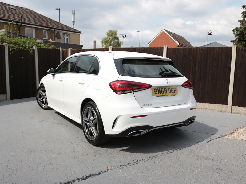 Mercedes-Benz A180 1.3 AMG LINE HATCHBACK 5DR PETROL 7G-DCT AUTO SAT NAV BLUETOOTH DAB STEREO REAR CAMERA JUST 2 OWNERS SAME OWNER FOR 3 YEARS ONLY 64000 MILES SH 72-74 Mitcham Road