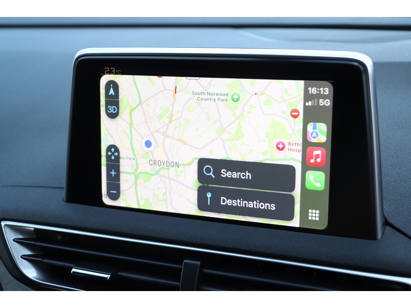 Peugeot 1.2 PURETECH GT LINE PREMIUM SUV 5DR PETROL EAT AUTO 7 SEATER SUNROOF HEATED SEATS SAT NAV BLUETOOTH DAB STEREO APPLE CARPLAY REAR CAM 33000 MILES FSH 72-74 Mitcham Road