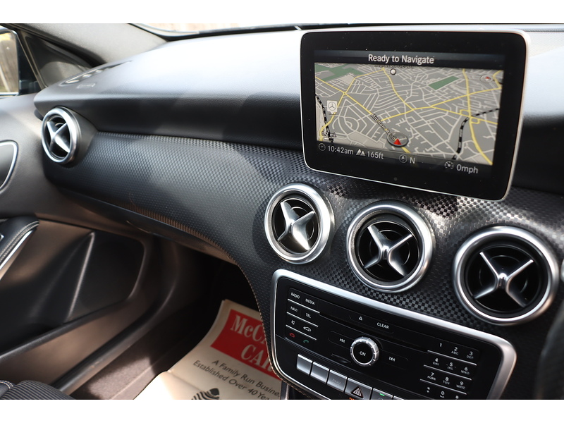 Mercedes-Benz A160 1.6 SPORT EDITION HATCHBACK 5DR PETROL 7G-DCT AUTO SATNAV BLUETOOTH DAB STEREO APPLE CARPLAY REAR CAMERA JUST 2 OWNERS 67000 MILES FSH 7 SERVICES 72-74 Mitcham Road