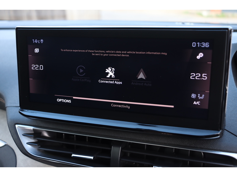 Peugeot 1.2 PURETECH GT SUV 5DR PETROL EAT AUTO 7 SEATER SUNROOF SAT NAV BLUETOOTH DAB STEREO APPLE CARPLAY REAR CAMERA WITH PARKING AIDS ONLY 41000 MILES FSH 72-74 Mitcham Road