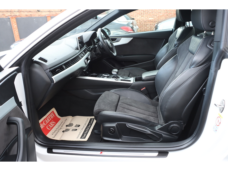 Audi 2.0 TFSI 35 S LINE COUPE 2DR PETROL S TRONIC AUTO HEATED SEATS SATNAV BLUETOOTH DAB RADIO PARKING AIDS 2 OWNERS SAME OWNER FOR 3 YEARS 67000 MILES FSH 72-74 Mitcham Road