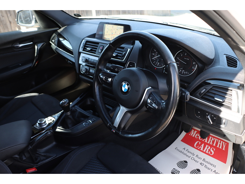 BMW 118I 1.5 M SPORT HATCHBACK 5DR PETROL MANUAL SAT NAV BLUETOOTH DAB STEREO APPLE CARPLAY SAME OWNER FOR LAST 6 YEARS ONLY 61000 MILES SH NO ULEZ CHARGE 72-74 Mitcham Road