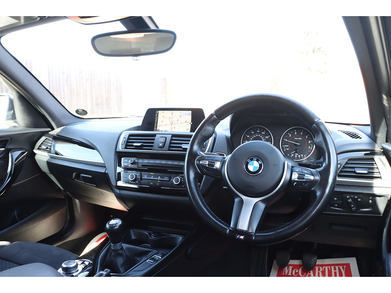 BMW 118I 1.5 M SPORT HATCHBACK 5DR PETROL MANUAL SAT NAV BLUETOOTH DAB STEREO APPLE CARPLAY SAME OWNER FOR LAST 6 YEARS ONLY 61000 MILES SH NO ULEZ CHARGE 72-74 Mitcham Road