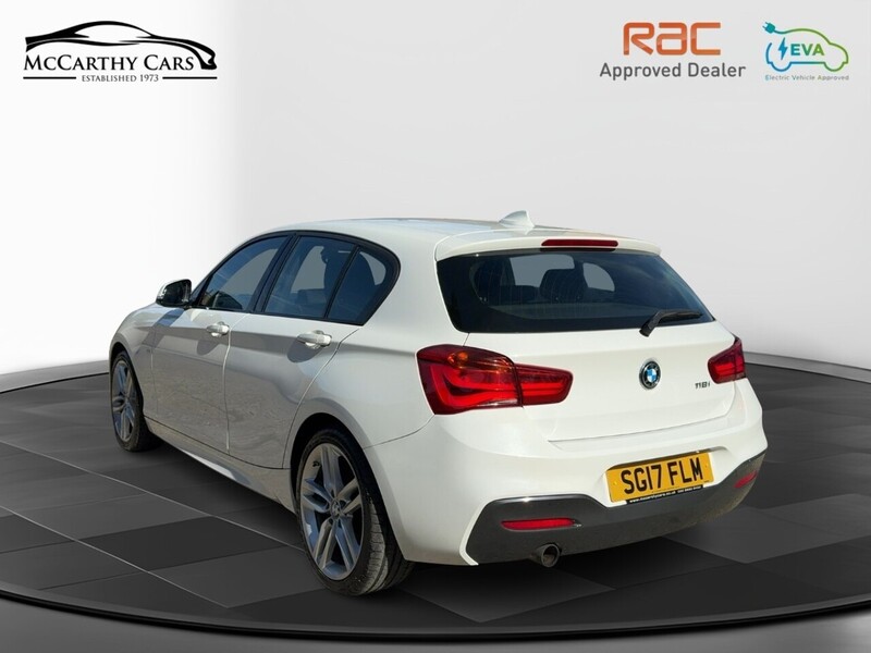 BMW 118I 1.5 M SPORT HATCHBACK 5DR PETROL MANUAL SAT NAV BLUETOOTH DAB STEREO APPLE CARPLAY SAME OWNER FOR LAST 6 YEARS ONLY 61000 MILES SH NO ULEZ CHARGE 72-74 Mitcham Road