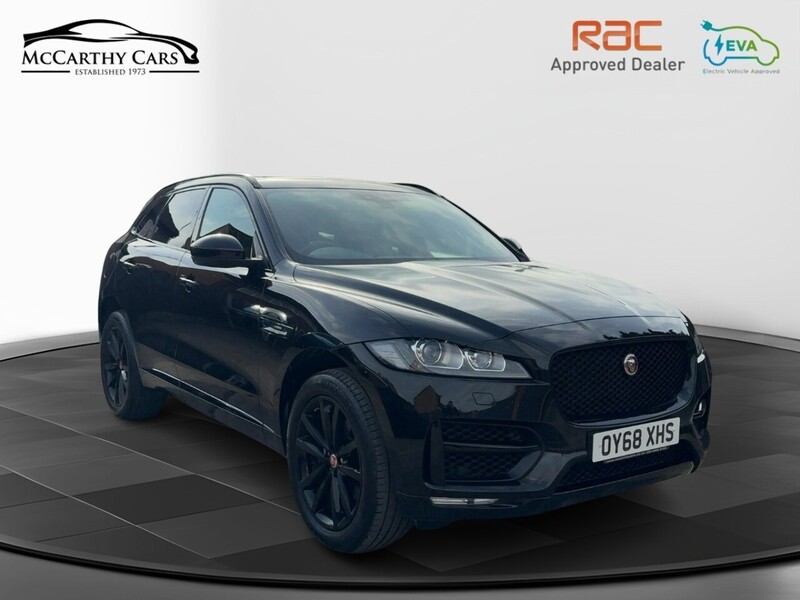 Jaguar 2.0 P300 R-SPORT SUV 5DR PETROL AWD AUTO SUNROOF HEATED SEATS SAT NAV BLUETOOTH DAB STEREO REAR CAMERA PARKING AIDS ONLY 59000 MILES FSH 6 SERVICES 72-74 Mitcham Road