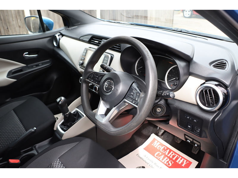 Nissan 1.0 IG ACENTA HATCHBACK 5DR PETROL MANUAL SATNAV BLUETOOTH DAB STEREO APPLE CARPLAY AIR CON PARKING AIDS JUST 2 OWNERS ONLY 52000 MILES FSH 6 SERVICES 72-74 Mitcham Road