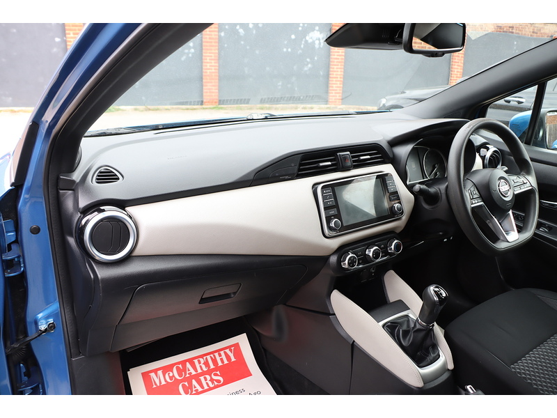 Nissan 1.0 IG ACENTA HATCHBACK 5DR PETROL MANUAL SATNAV BLUETOOTH DAB STEREO APPLE CARPLAY AIR CON PARKING AIDS JUST 2 OWNERS ONLY 52000 MILES FSH 6 SERVICES 72-74 Mitcham Road