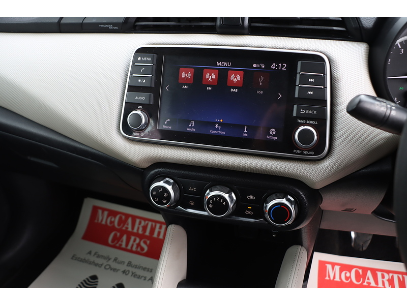 Nissan 1.0 IG ACENTA HATCHBACK 5DR PETROL MANUAL SATNAV BLUETOOTH DAB STEREO APPLE CARPLAY AIR CON PARKING AIDS JUST 2 OWNERS ONLY 52000 MILES FSH 6 SERVICES 72-74 Mitcham Road