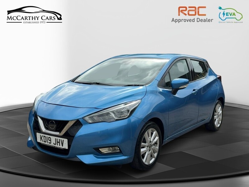 Nissan 1.0 IG ACENTA HATCHBACK 5DR PETROL MANUAL SATNAV BLUETOOTH DAB STEREO APPLE CARPLAY AIR CON PARKING AIDS JUST 2 OWNERS ONLY 52000 MILES FSH 6 SERVICES 72-74 Mitcham Road
