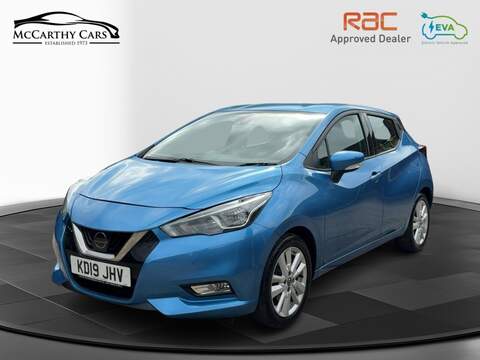 Nissan 1.0 IG ACENTA HATCHBACK 5DR PETROL MANUAL SATNAV BLUETOOTH DAB STEREO APPLE CARPLAY AIR CON PARKING AIDS JUST 2 OWNERS ONLY 52000 MILES FSH 6 SERVICES