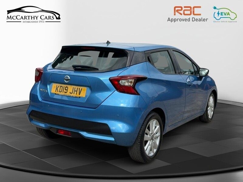 Nissan 1.0 IG ACENTA HATCHBACK 5DR PETROL MANUAL SATNAV BLUETOOTH DAB STEREO APPLE CARPLAY AIR CON PARKING AIDS JUST 2 OWNERS ONLY 52000 MILES FSH 6 SERVICES 72-74 Mitcham Road