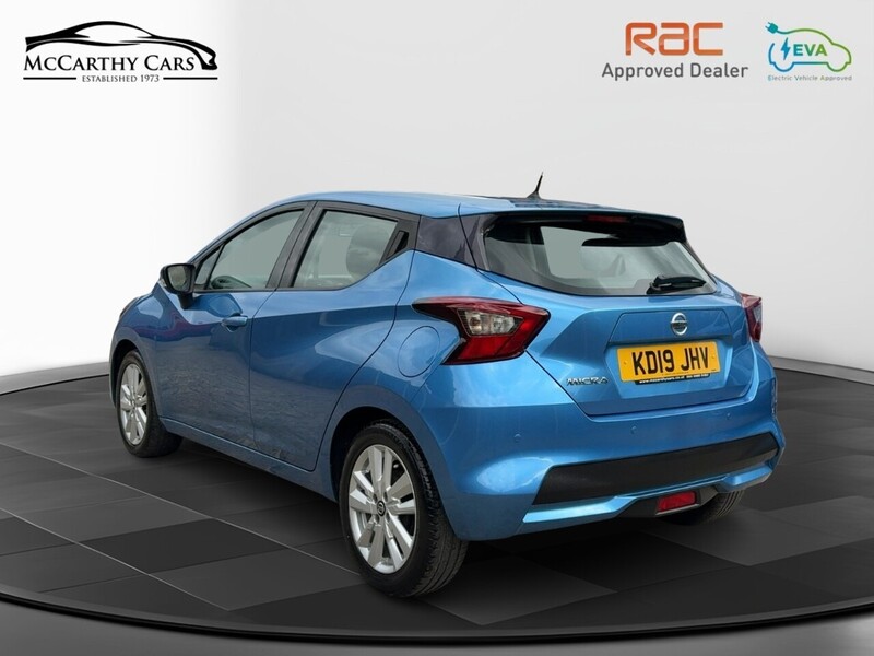 Nissan 1.0 IG ACENTA HATCHBACK 5DR PETROL MANUAL SATNAV BLUETOOTH DAB STEREO APPLE CARPLAY AIR CON PARKING AIDS JUST 2 OWNERS ONLY 52000 MILES FSH 6 SERVICES 72-74 Mitcham Road