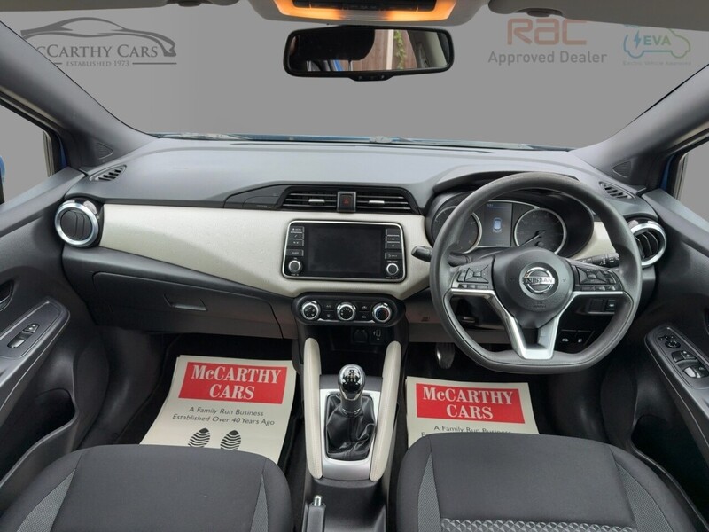 Nissan 1.0 IG ACENTA HATCHBACK 5DR PETROL MANUAL SATNAV BLUETOOTH DAB STEREO APPLE CARPLAY AIR CON PARKING AIDS JUST 2 OWNERS ONLY 52000 MILES FSH 6 SERVICES 72-74 Mitcham Road