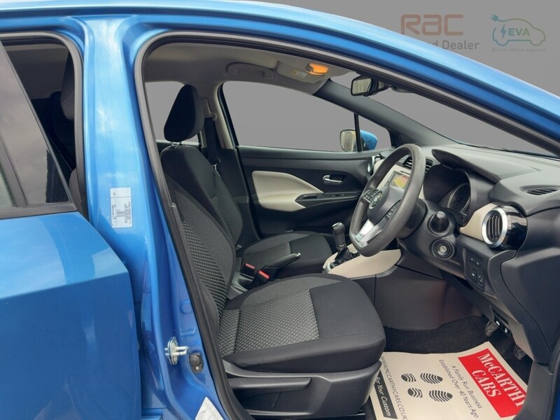 Nissan 1.0 IG ACENTA HATCHBACK 5DR PETROL MANUAL SATNAV BLUETOOTH DAB STEREO APPLE CARPLAY AIR CON PARKING AIDS JUST 2 OWNERS ONLY 52000 MILES FSH 6 SERVICES 72-74 Mitcham Road