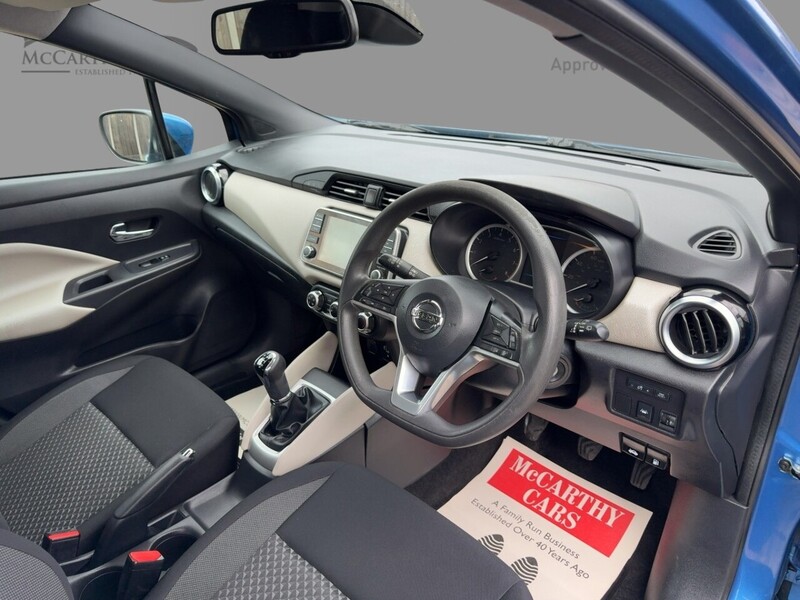 Nissan 1.0 IG ACENTA HATCHBACK 5DR PETROL MANUAL SATNAV BLUETOOTH DAB STEREO APPLE CARPLAY AIR CON PARKING AIDS JUST 2 OWNERS ONLY 52000 MILES FSH 6 SERVICES 72-74 Mitcham Road