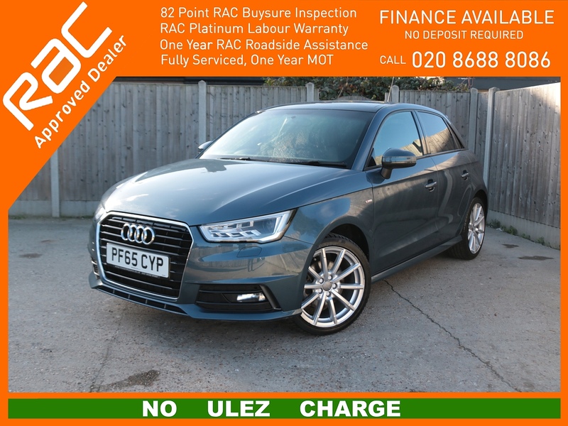 Audi 1.4 TFSI S LINE HATCHBACK PETROL MANUAL SUNROOF SAT NAV BLUETOOTH DAB STEREO PARKING AIDS SAME OWNER FOR 3 YEARS ONLY 56000 MILES SH JUST £35 ROAD TAX 72-74 Mitcham Road