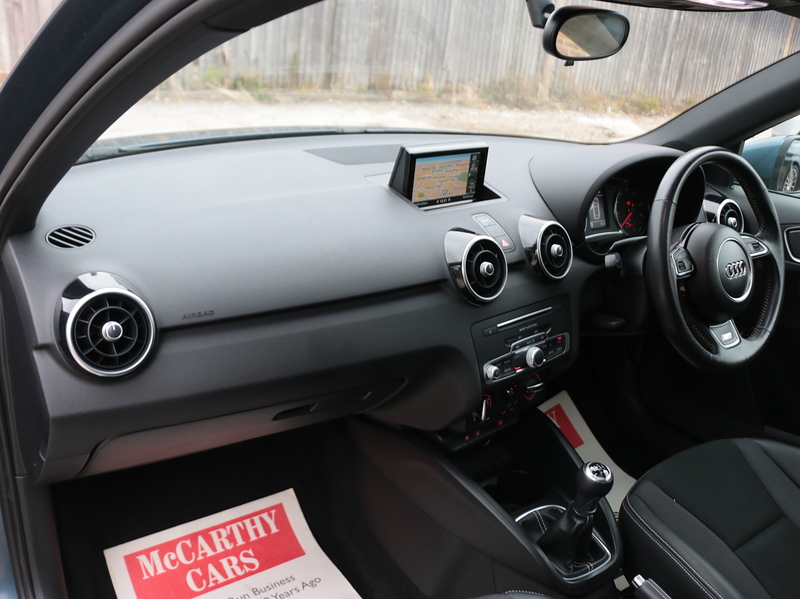 Audi 1.4 TFSI S LINE HATCHBACK PETROL MANUAL SUNROOF SAT NAV BLUETOOTH DAB STEREO PARKING AIDS SAME OWNER FOR 3 YEARS ONLY 56000 MILES SH JUST £35 ROAD TAX 72-74 Mitcham Road