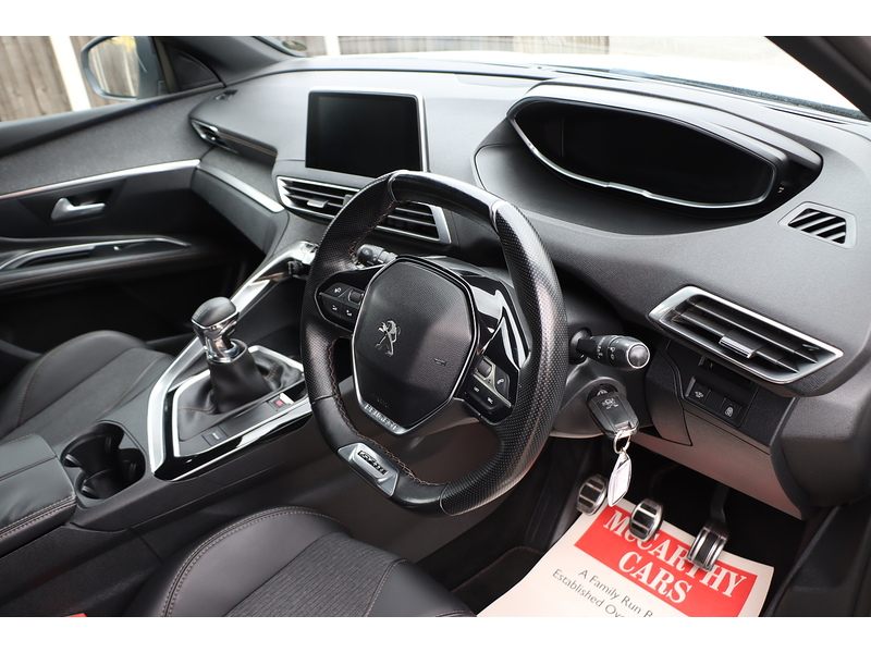 Peugeot 1.2 PURETECH GT LINE SUV 5DR PETROL MANUAL SATNAV BLUETOOTH DAB RADIO APPLE CARPLAY REAR CAMERA PARKING AIDS 64000 MILES FSH 8 SERVICES NO ULEZ CHARGE 72-74 Mitcham Road