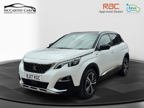 Peugeot 1.2 PURETECH GT LINE SUV 5DR PETROL MANUAL SATNAV BLUETOOTH DAB RADIO APPLE CARPLAY REAR CAMERA PARKING AIDS 64000 MILES FSH 8 SERVICES NO ULEZ CHARGE