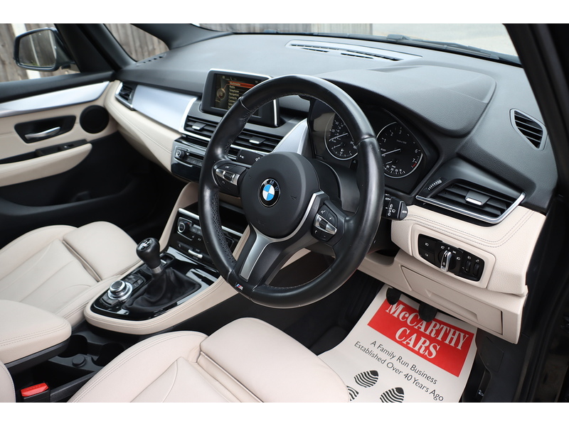 BMW 218I 1.5 M SPORT MPV 5DR PETROL MANUAL 7 SEATER SATNAV BLUETOOTH DAB STEREO CD PLAYER PARKING AIDS JUST 2 OWNERS SAME OWNER FOR 9 YEARS 66000 MILES SH 72-74 Mitcham Road