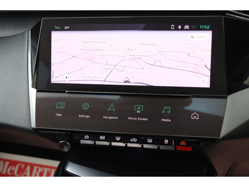 Peugeot 1.2 PURETECH ALLURE PREMIUM HATCHBACK 5DR PETROL EAT AUTO SAT NAV BLUETOOTH DAB STEREO APPLE CARPLAY REAR CAM PARKING AIDS JUST 1 OWNER 67000 MILES SH 72-74 Mitcham Road