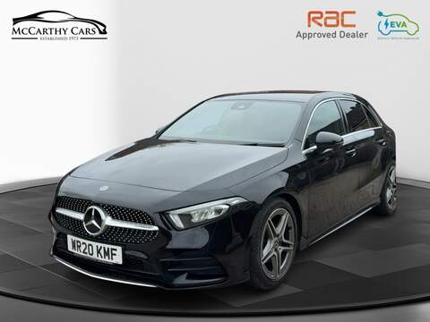 Mercedes-Benz A180 1.3 AMG LINE (EXECUTIVE) HATCHBACK 5DR PETROL 7G-DCT AUTO HEATED SEATS SAT NAV BLUETOOTH APPLE CARPLAY REAR CAM JUST 2 OWNERS ONLY 60000 MILES SH