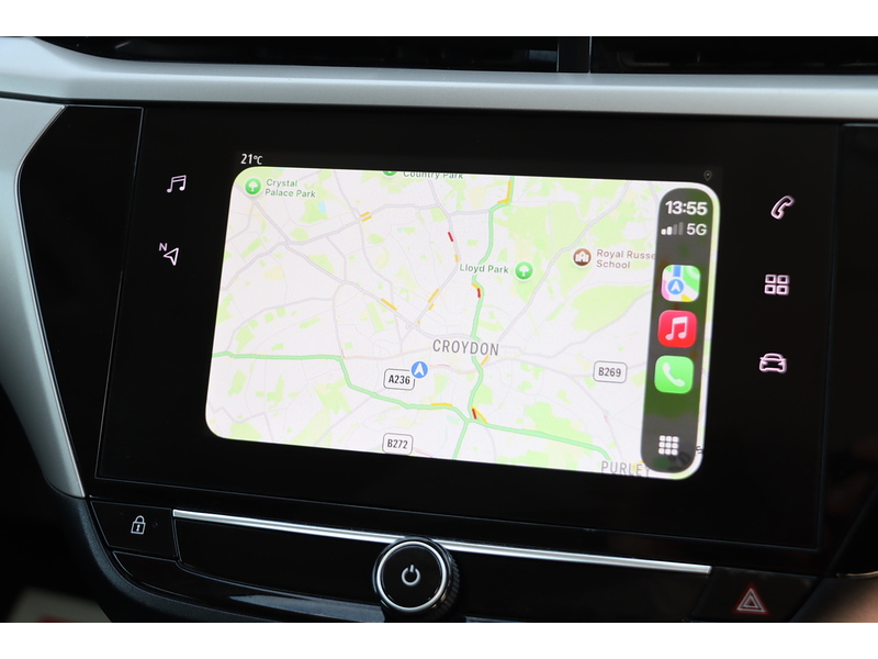 Vauxhall 1.2 TURBO DESIGN HATCHBACK 5DR PETROL AUTO SAT NAV BLUETOOTH DAB STEREO APPLE CARPLAY 1 OWNER FROM NEW ONLY 23000 MILES FSH 3 SERVICES NO ULEZ CHARGE 72-74 Mitcham Road