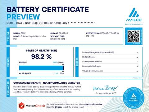 BMW 330E 2.0 7.6KWH M SPORT SALOON 4DR PETROL PLUG-IN HYBRID AUTO SATNAV BLUETOOTH DAB RADIO PARKING AIDS JUST 2 OWNERS ONLY 62000 MILES SH NO ULEZ CHARGE