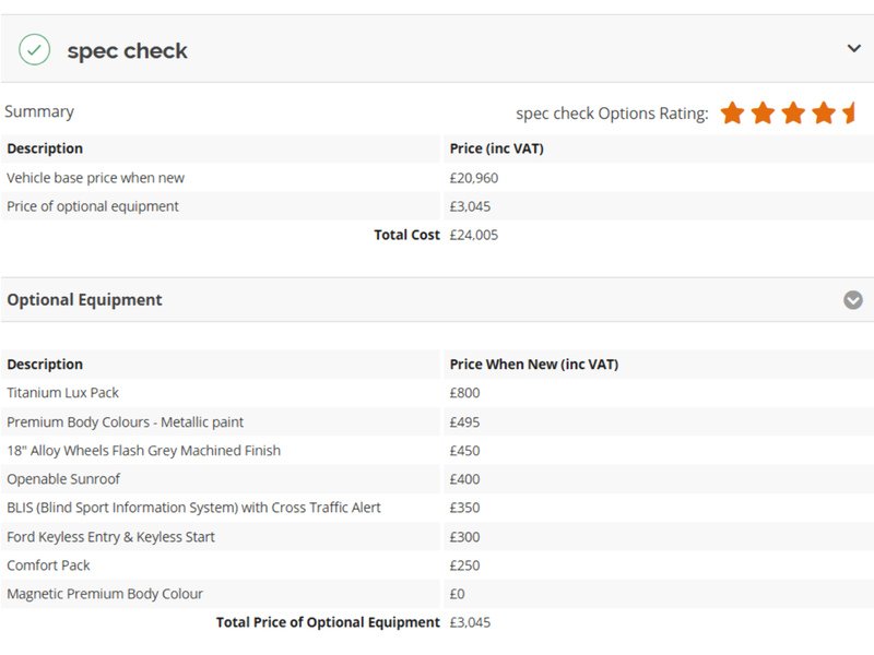 Ford 1.0T ECOBOOST TITANIUM SUV 5DR PETROL AUTO SUNROOF HEATED SEATS SATNAV BLUETOOTH DAB STEREO APPLE CARPLAY REAR CAMERA PARKING AIDS ONLY 37000 MILES SH 72-74 Mitcham Road