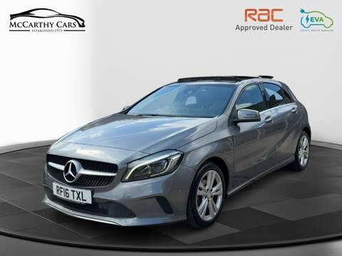 Mercedes-Benz A180D 1.5 SPORT (PREMIUM PLUS) HATCHBACK 5DR DIESEL 7G-DCT AUTO PAN ROOF HEATED SEATS SAT NAV APPLE CARPLAY REAR CAMERA 43000 MILES SH JUST £20 TO TAX