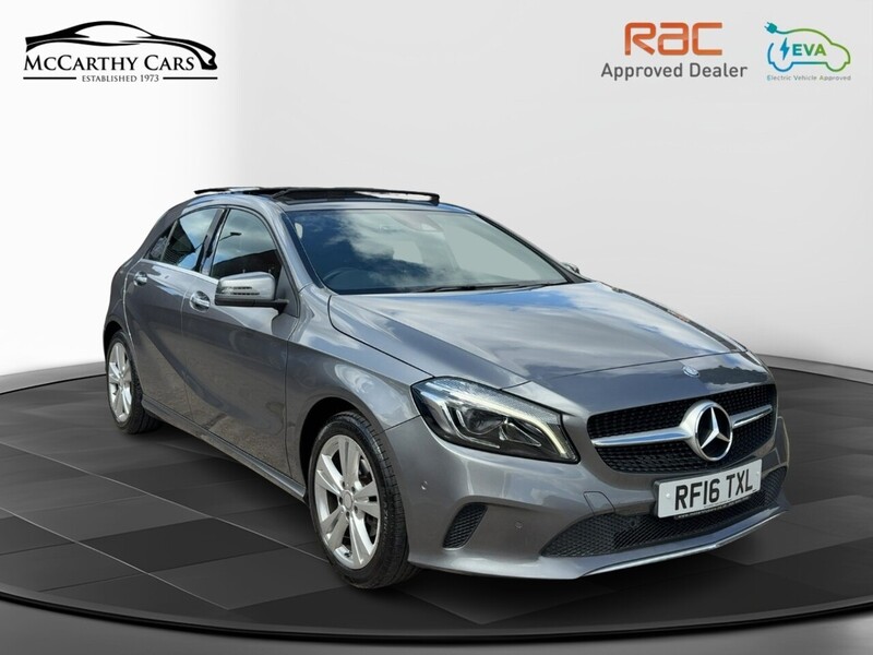 Mercedes-Benz A180D 1.5 SPORT (PREMIUM PLUS) HATCHBACK 5DR DIESEL 7G-DCT AUTO PAN ROOF HEATED SEATS SAT NAV APPLE CARPLAY REAR CAMERA 43000 MILES SH JUST £20 TO TAX 72-74 Mitcham Road