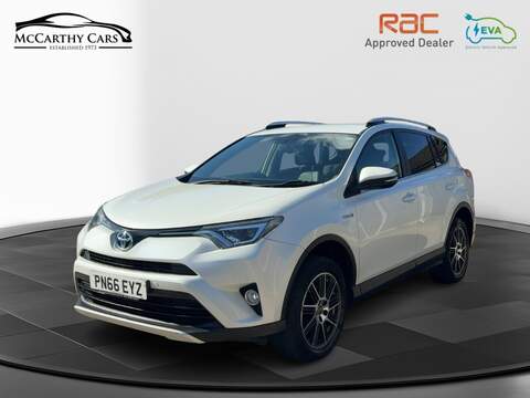 Toyota 2.5 VVT-H EXCEL SUV 5DR PETROL HYBRID CVT 4WD AUTO HEATED SEATS SAT NAV BLUETOOTH REAR CAM PARKING AIDS 2 OWNERS 43000 MILES FSH 9 SERVICES £35 TO TAX