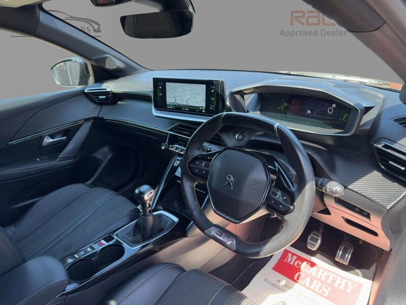 Peugeot 1.2 PURETECH GT HATCHBACK 5DR PETROL MANUAL SAT NAV BLUETOOTH DAB STEREO APPLE CARPLAY REAR CAMERA PARKING AIDS 1 OWNER FROM NEW ONLY 34000 MILES FSH 72-74 Mitcham Road