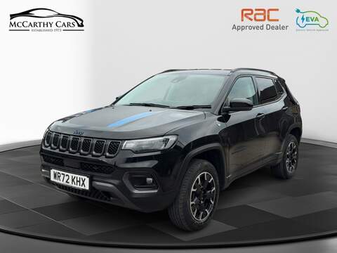 Jeep 1.3 GSE T4 11.4KWH TRAILHAWK SUV 5DR PETROL 4XE PLUG-IN HYBRID AUTO HEATED SEATS SAT NAV BLUETOOTH DAB STEREO REAR CAMERA JUST 2 OWNERS 75000 MILES SH