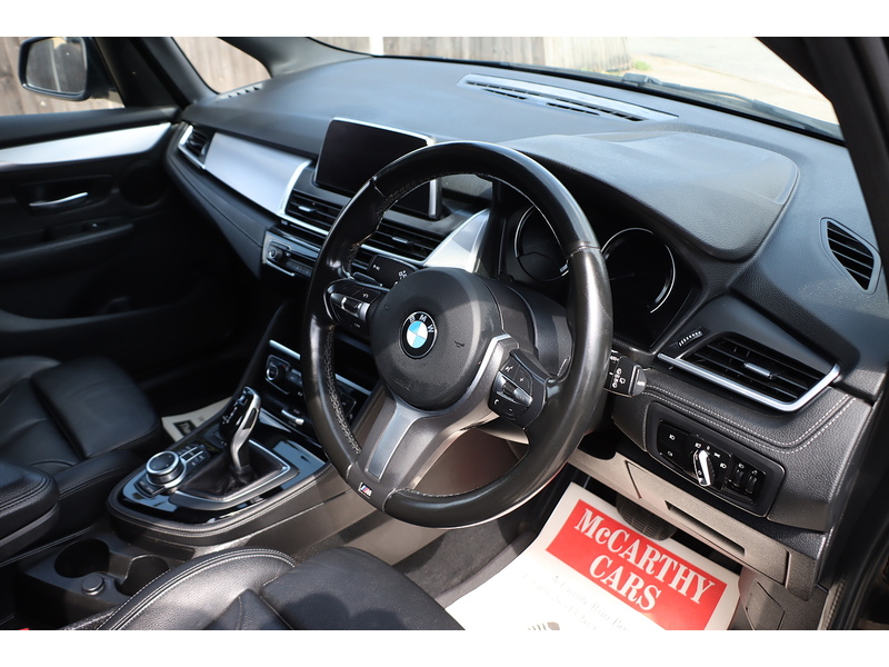 BMW 218I 1.5 M SPORT MPV 5DR PETROL DCT AUTO SAT NAV BLUETOOTH DAB STEREO CD PLAYER PARKING AIDS JUST 2 OWNERS SAME OWNER FOR 3 YEARS ONLY 62000 MILES FSH 72-74 Mitcham Road