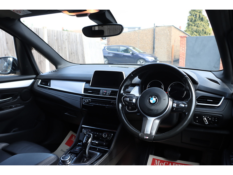 BMW 218I 1.5 M SPORT MPV 5DR PETROL DCT AUTO SAT NAV BLUETOOTH DAB STEREO CD PLAYER PARKING AIDS JUST 2 OWNERS SAME OWNER FOR 3 YEARS ONLY 62000 MILES FSH 72-74 Mitcham Road