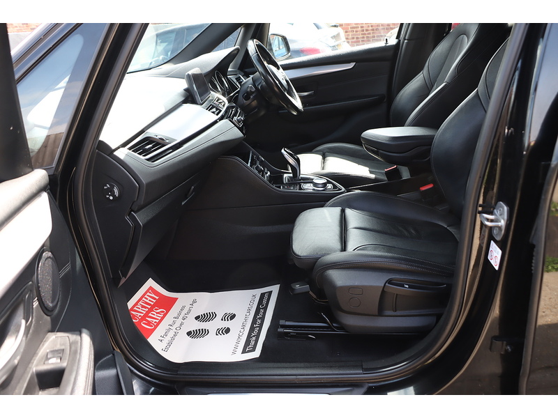 BMW 218I 1.5 M SPORT MPV 5DR PETROL DCT AUTO SAT NAV BLUETOOTH DAB STEREO CD PLAYER PARKING AIDS JUST 2 OWNERS SAME OWNER FOR 3 YEARS ONLY 62000 MILES FSH 72-74 Mitcham Road