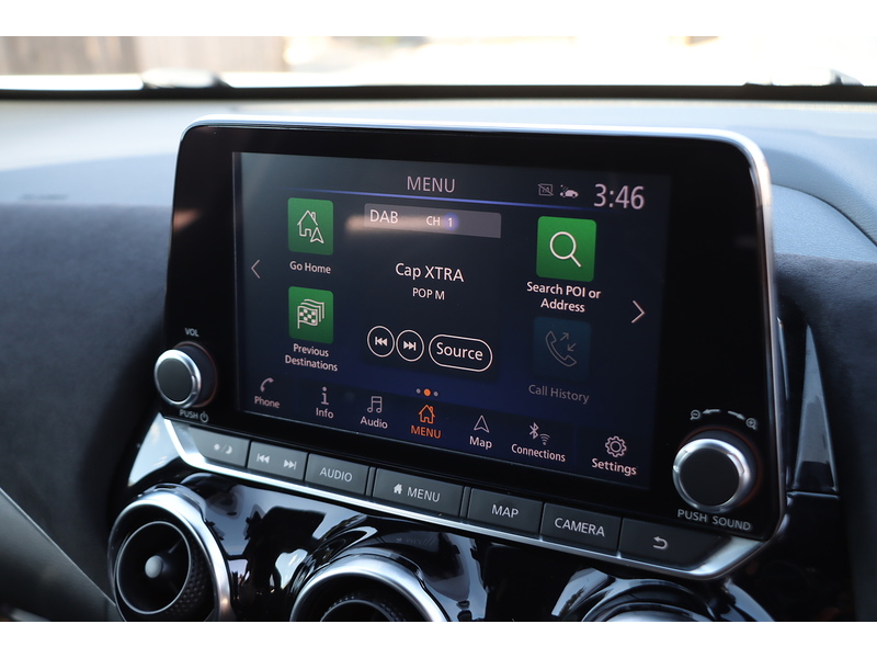 Nissan 1.0 DIG-T TEKNA+ SUV 5DR PETROL DCT AUTO HEATED SEATS SAT NAV BLUETOOTH STEREO APPLE CARPLAY REAR CAM PARKING AIDS 2 OWNERS 45000 MILES FSH 6 SERVICES 72-74 Mitcham Road
