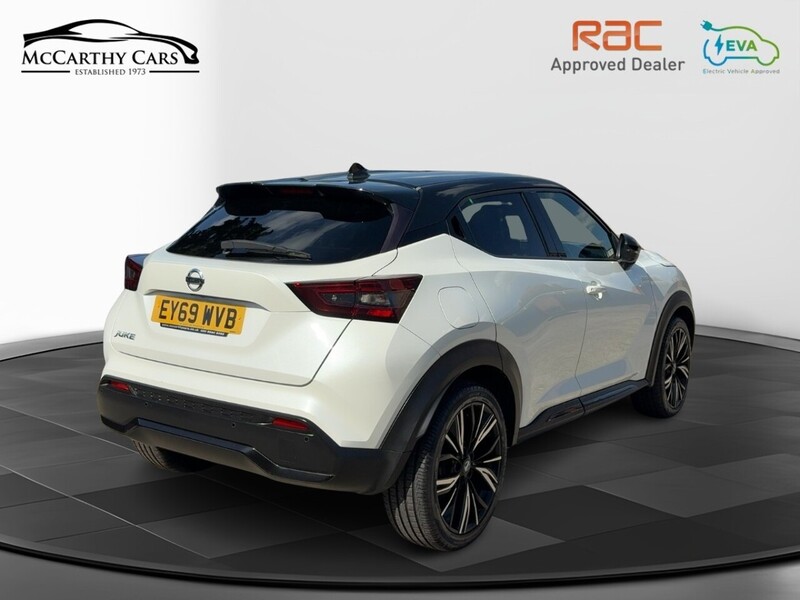 Nissan 1.0 DIG-T TEKNA+ SUV 5DR PETROL DCT AUTO HEATED SEATS SAT NAV BLUETOOTH STEREO APPLE CARPLAY REAR CAM PARKING AIDS 2 OWNERS 45000 MILES FSH 6 SERVICES 72-74 Mitcham Road