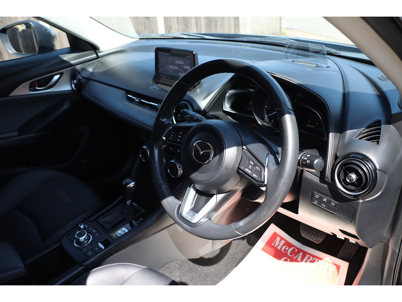 Mazda 2.0 SKYACTIV-G SPORT NAV+ SUV 5DR PETROL AUTO HEATED SEATS SAT NAV BLUETOOTH DAB STEREO REAR CAM PARKING AIDS 2 OWNERS ONLY 29000 MILES FSH 5 SERVICES 72-74 Mitcham Road
